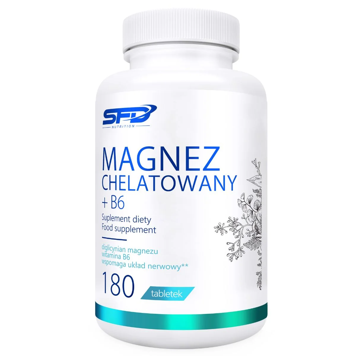 SFD Magnez chelatowany + B6 180 tabletek