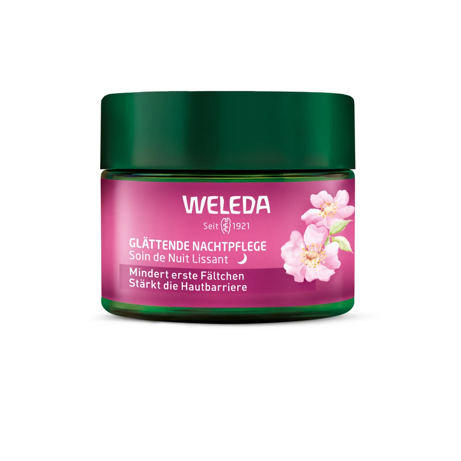 Weleda wygładzający krem na noc z dziką różą i białą herbatą, 40 ml
