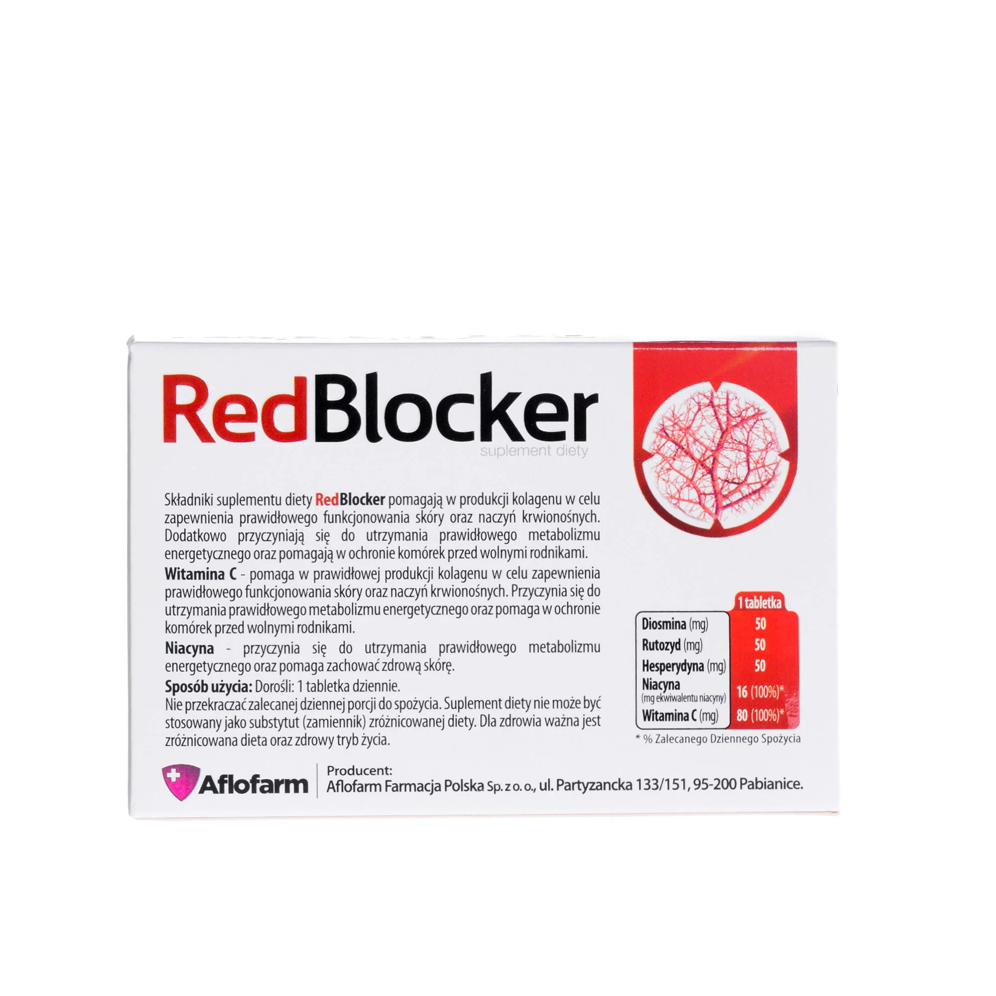 RedBlocker suplement diety, 30 tabletek