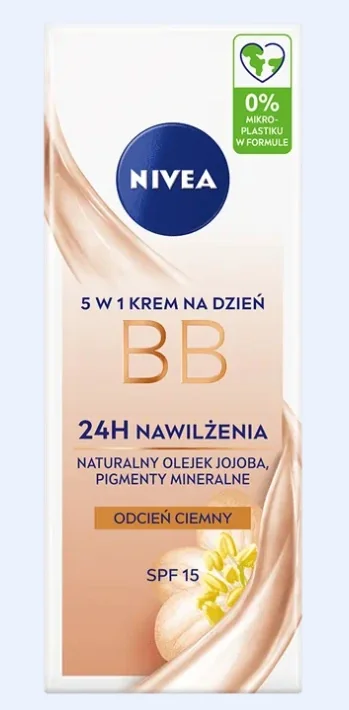 Nivea BB Cream 5in1 krem na dzień z SPF 15, odcień medium, 50 ml
