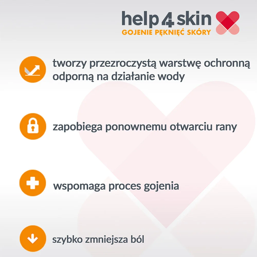 Help4Skin Gojenie Pęknięć Skóry plaster w żelu, 7 ml