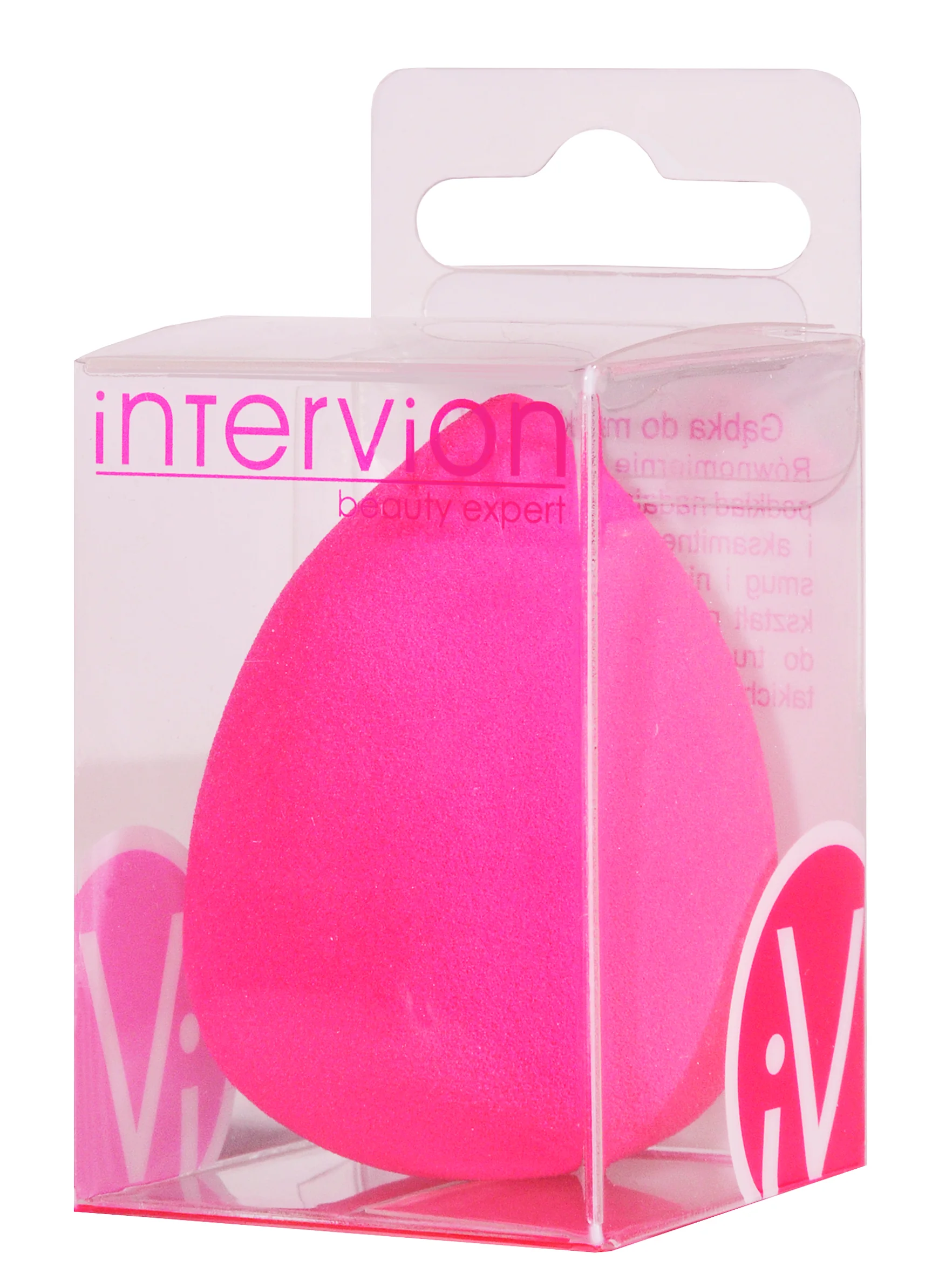 Intervion gąbka do makijażu 3D, 1 szt.