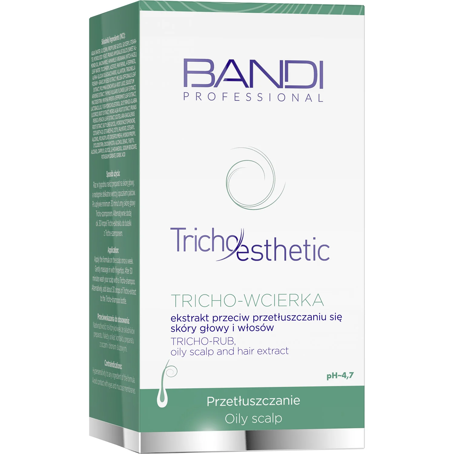 BANDI Tricho Esthetic tricho-wcierka ekstrakt przeciw przetłuszczaniu się skóry głowy i włosów, 30 ml