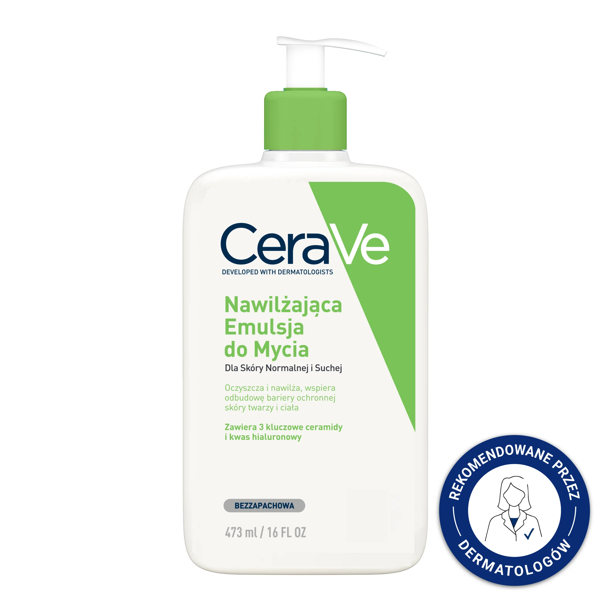 CeraVe nawilżająca emulsja do mycia, 473 ml