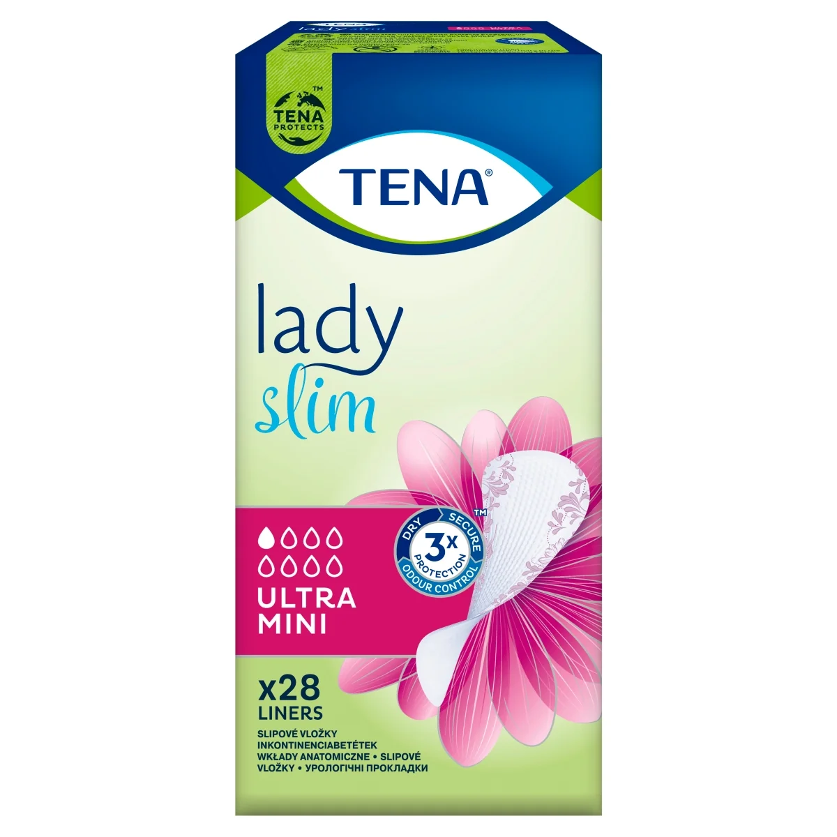 TENA Lady Slim wkłady anatomiczne Ultra Mini, 28 sztuk
