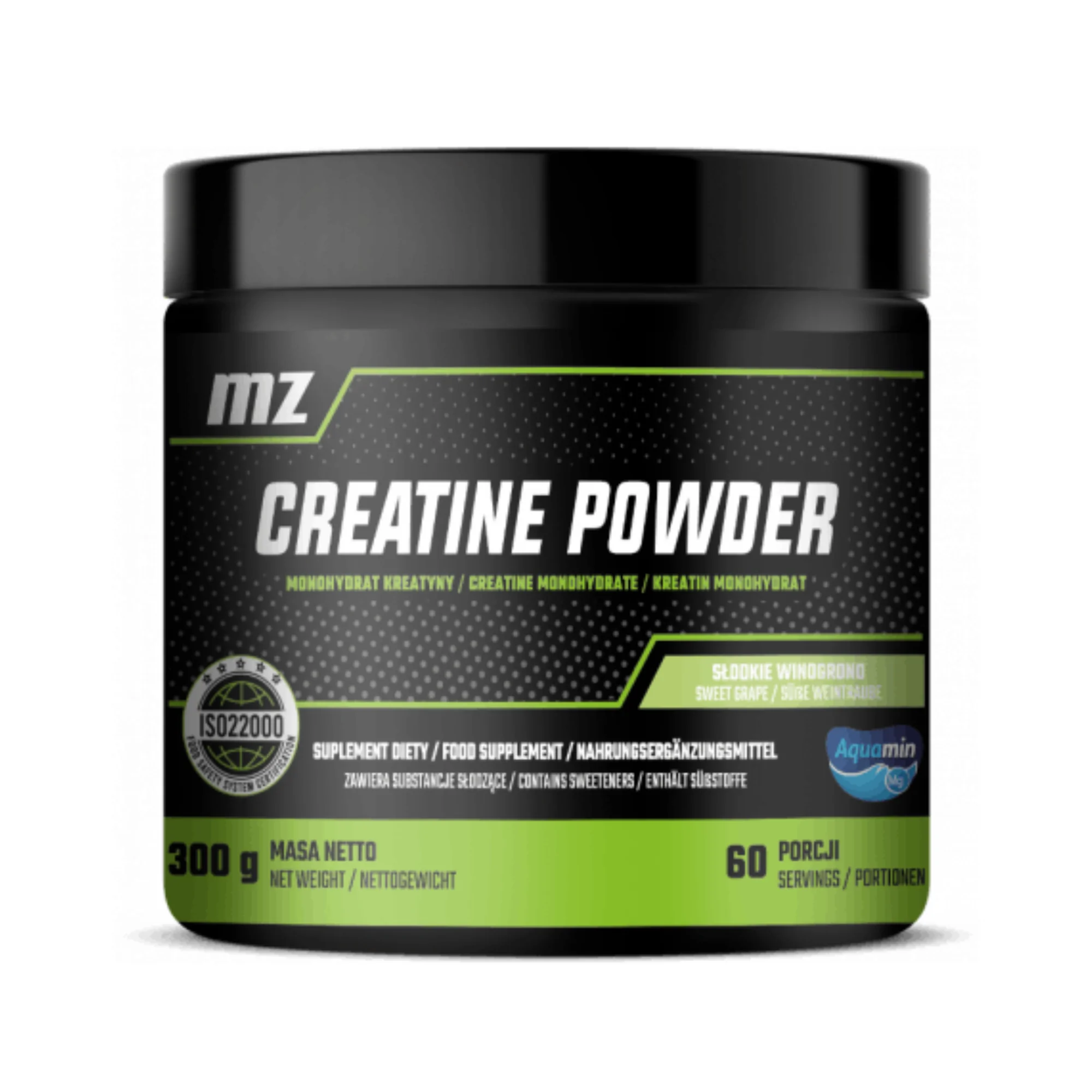 MZ Creatine Powder słodkie winogrono, 300 g