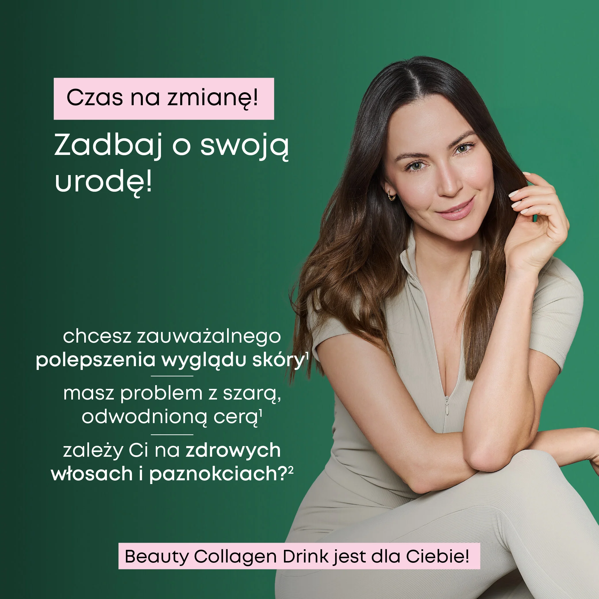 Supersonic Collagen Beauty Drink kolagen w proszku, smak tropikalny, 185 g