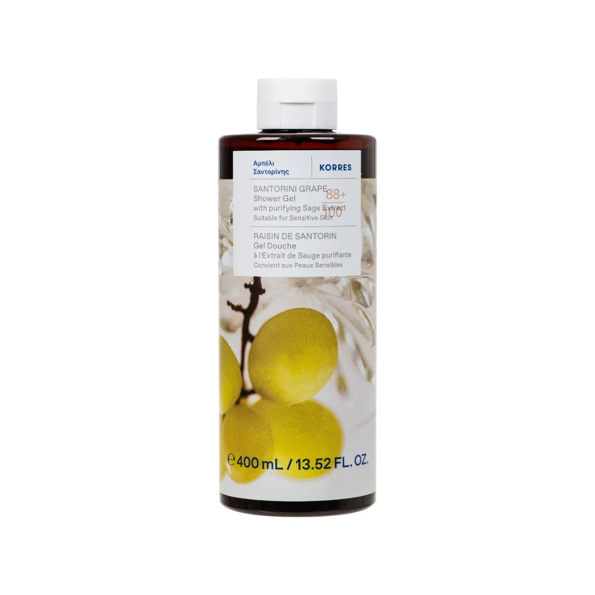 Korres Santorini Grape żel pod prysznic, 400 ml