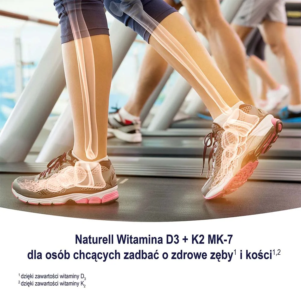 Naturell Witamina D3 + K2 MK-7 60 tabletek do ssania