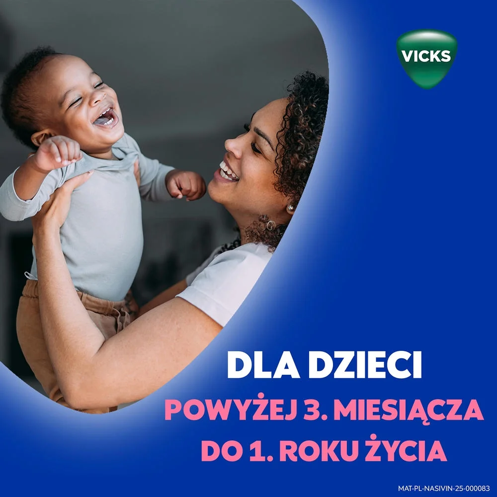 Nasivin Vicks Baby 1 mg/ml, krople do nosa, roztwór, 5 ml