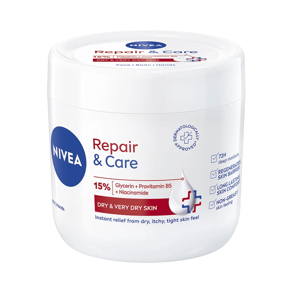 Nivea Repair & Care krem nawilżająco-regenerujący, 400 ml