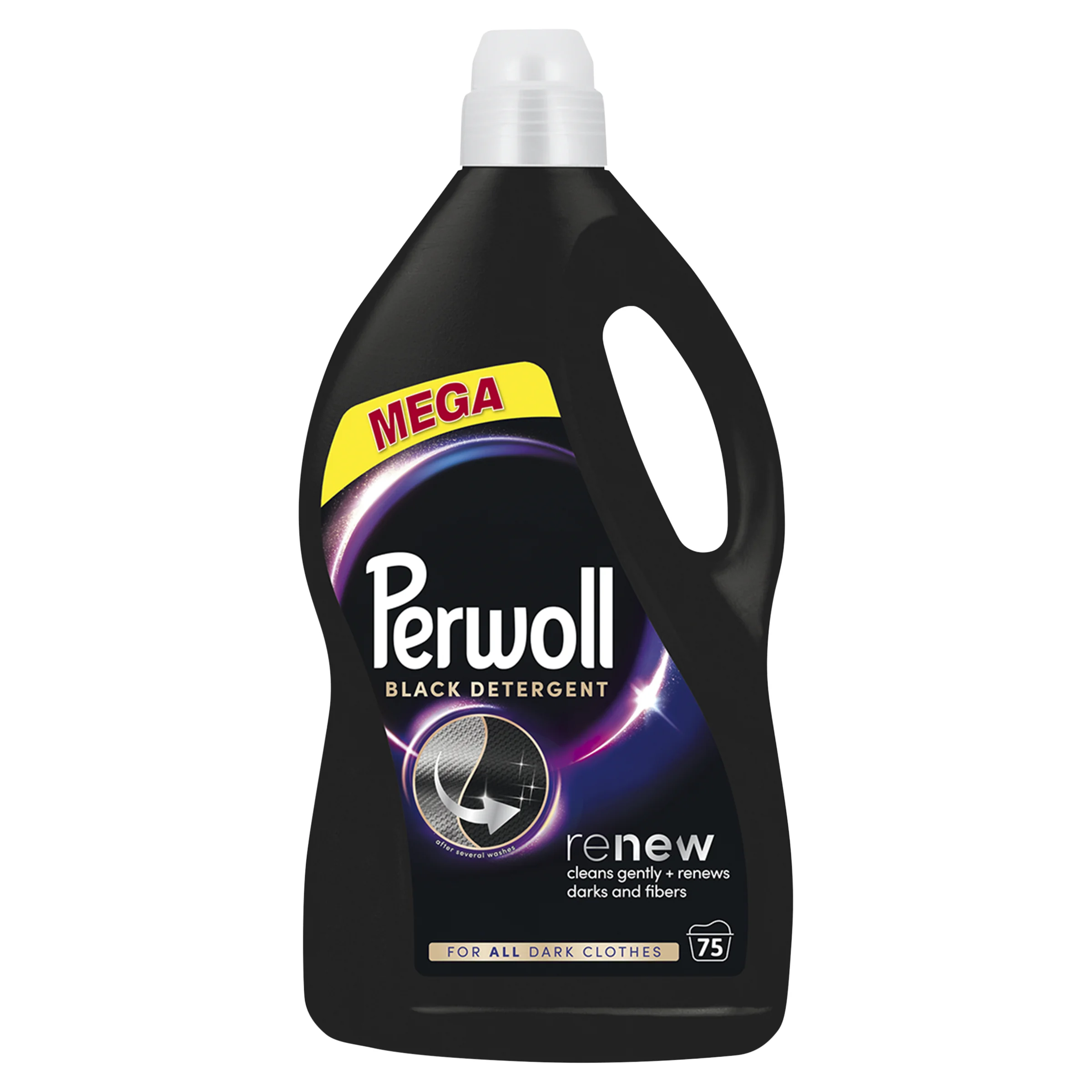 Perwoll Renew Black płyn do prania, 75 prań, 3,75 l