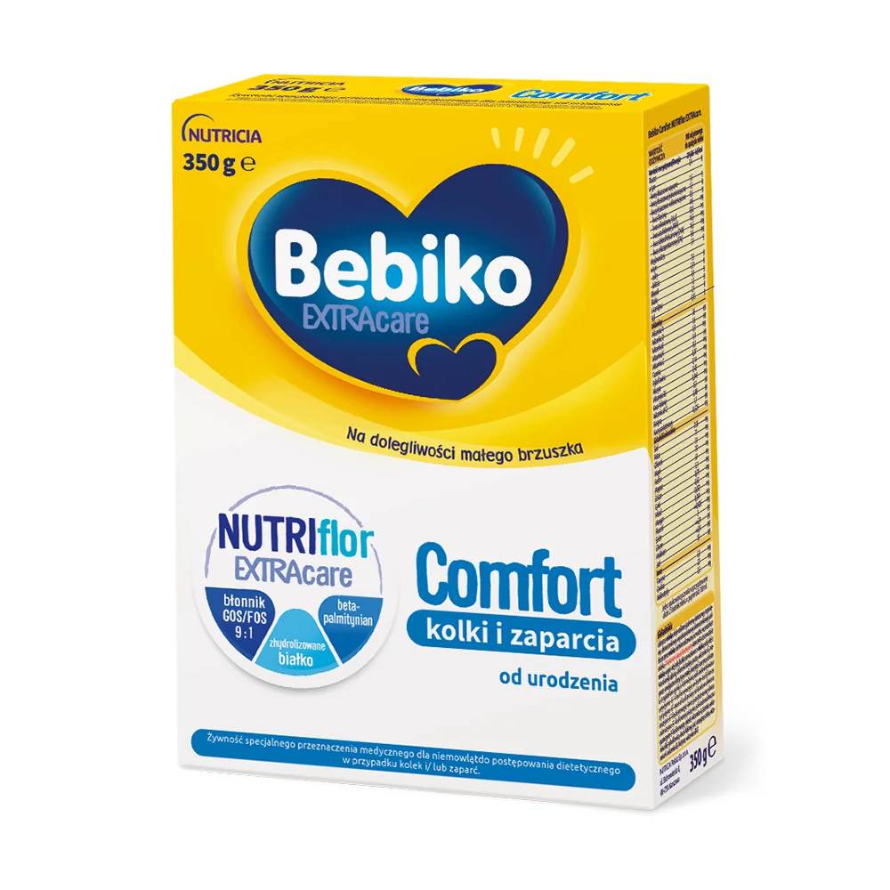 Bebiko Comfort 1 na kolki i zaparcia od urodzenia, 350 g Data ważności: 03.10.2026