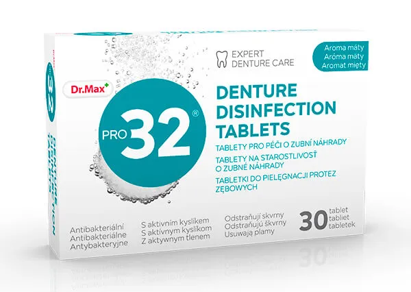 Pro32 Dr.Max, tabletki czyszczące do protez, 30 sztuk