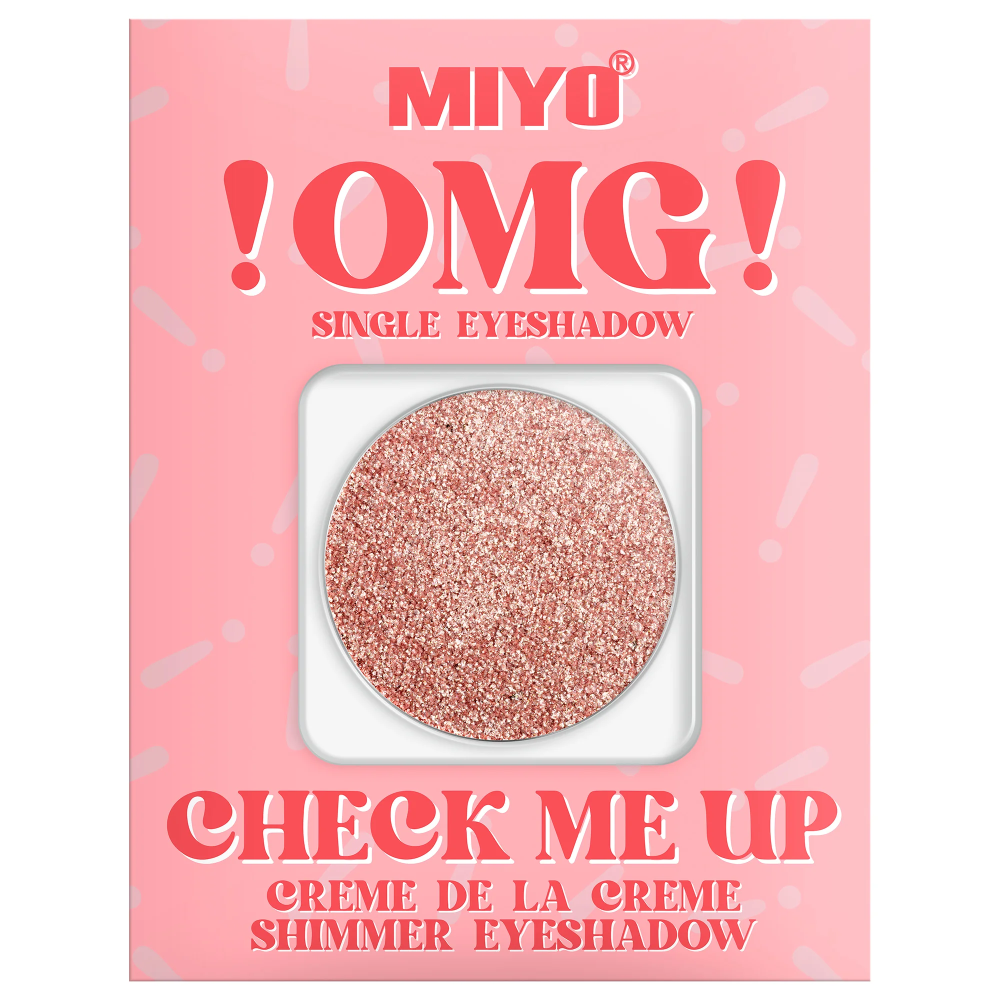 MIYO OMG! Check Me Up Creme de la creme Shimmer eyeshadow cień do powiek nr 27 Lollypop, 1,3 g Data ważności: 27.03.2026