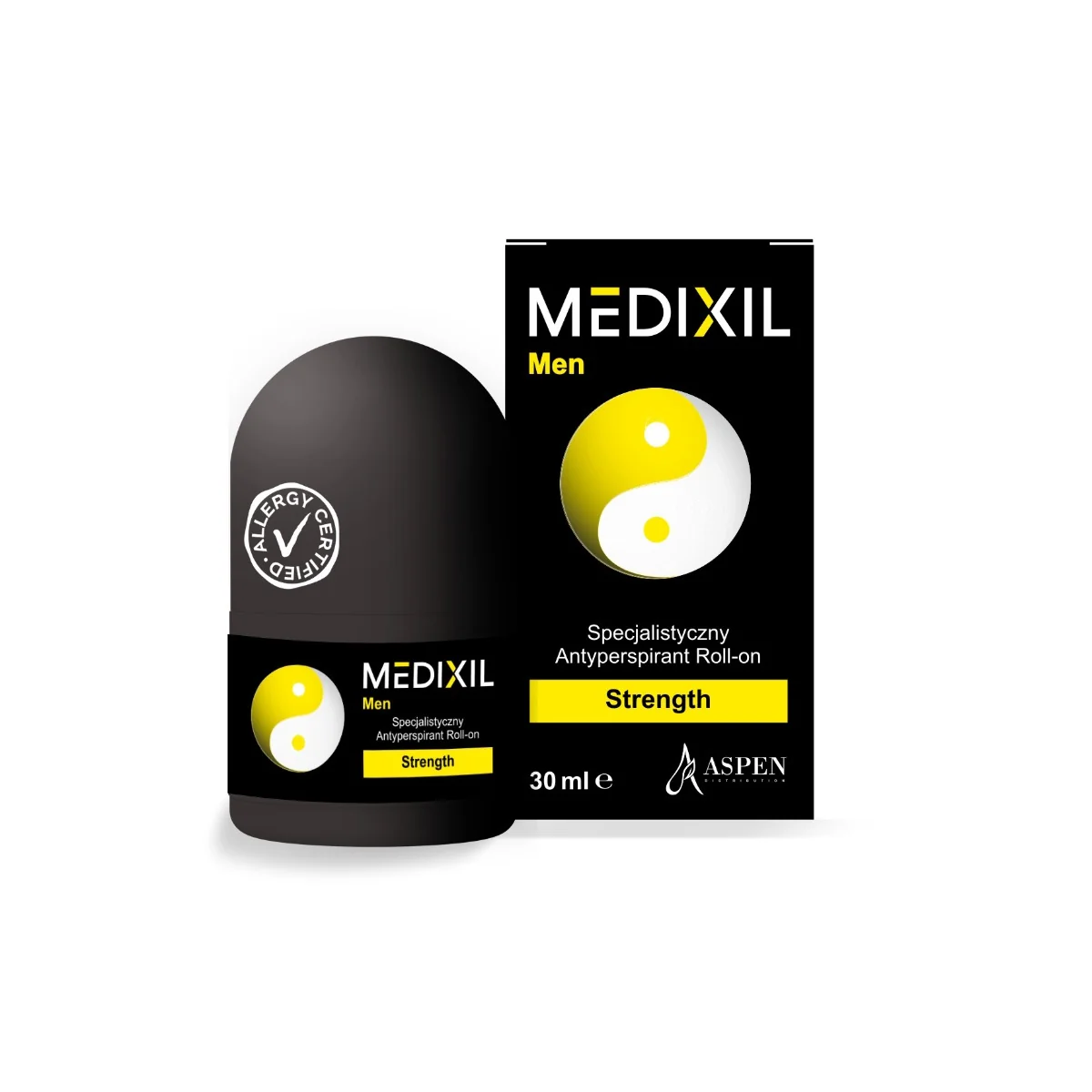 Medixil Men Strength specjalistyczny antyperspirant roll-on, 30 ml