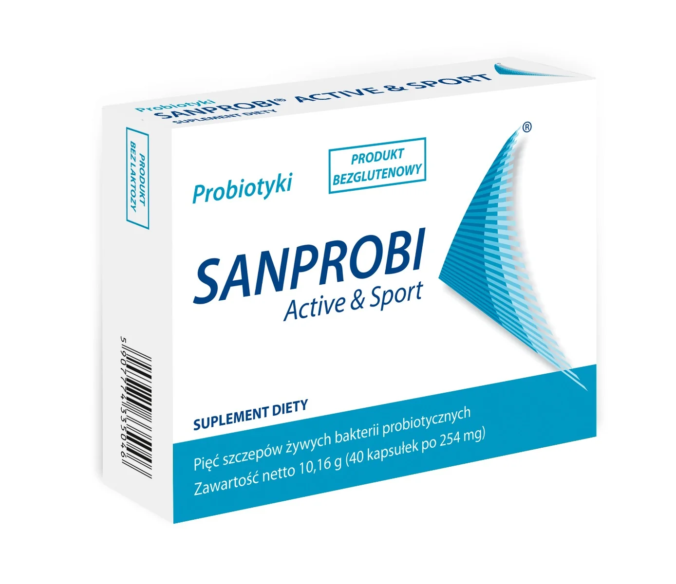 Sanprobi Activ&Sport suplement diety, 40 kapsułek