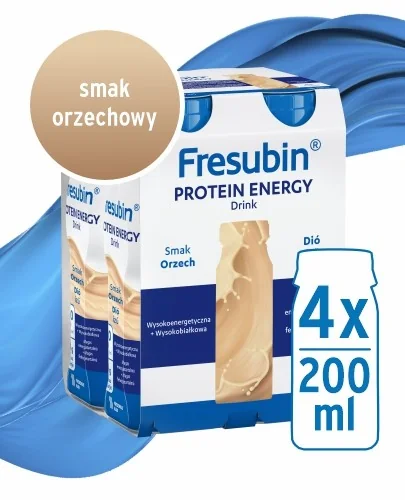 Fresubin Protein Energy Drink smak orzechowy, 4 x 200 ml