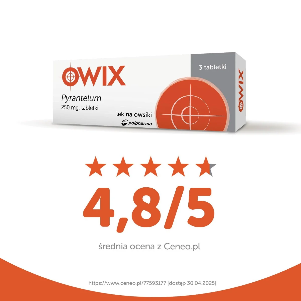 Owix 250 mg 3 tabletki