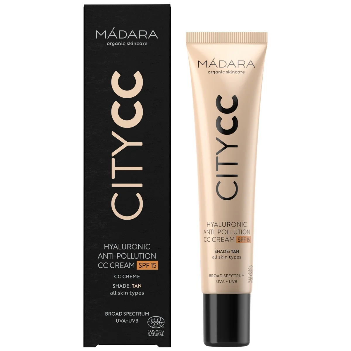 Madara City Anti Pollution krem CC przeciw zanieczyszczeniom SPF 15 Tan, 40 ml