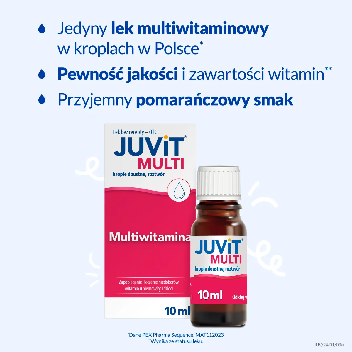 Juvit Multi krople multiwitamina, 10 ml