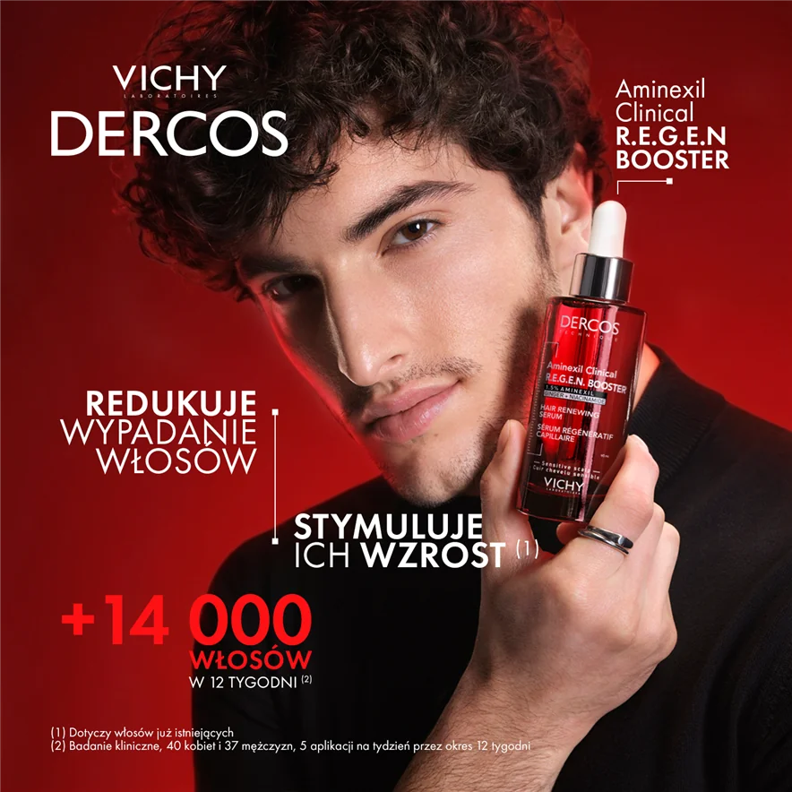 Vichy Dercos Aminexil R.E.G.E.N. Booster serum wzmacniające i stymulujące włosy, 90 ml