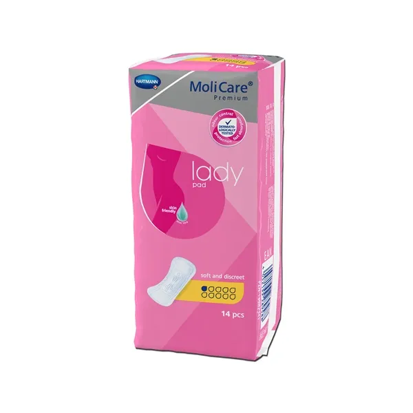 MoliCare Premium lady pad 1 kropla Wkładki anatomiczne chłonne, 14 sztuk