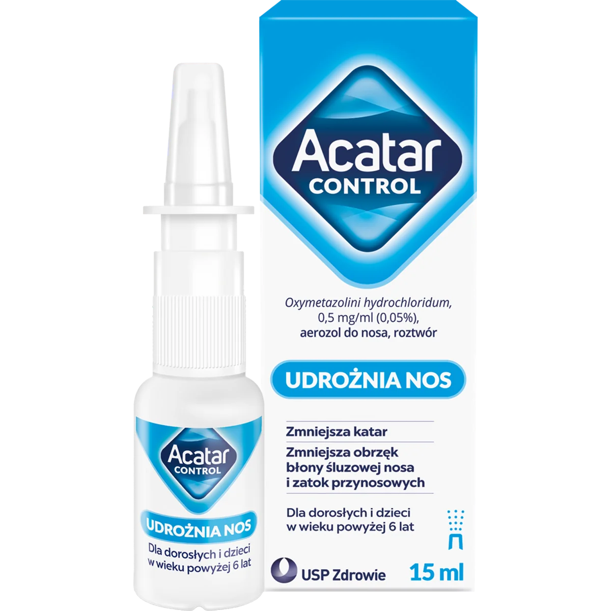 Acatar Control 0,5 mg/ml (0,05%), aerozol do nosa