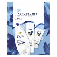 Dove Time to Nourish Hand & Body Care Collection zestaw kosmetyków, 250 ml + 250 ml + 75 ml