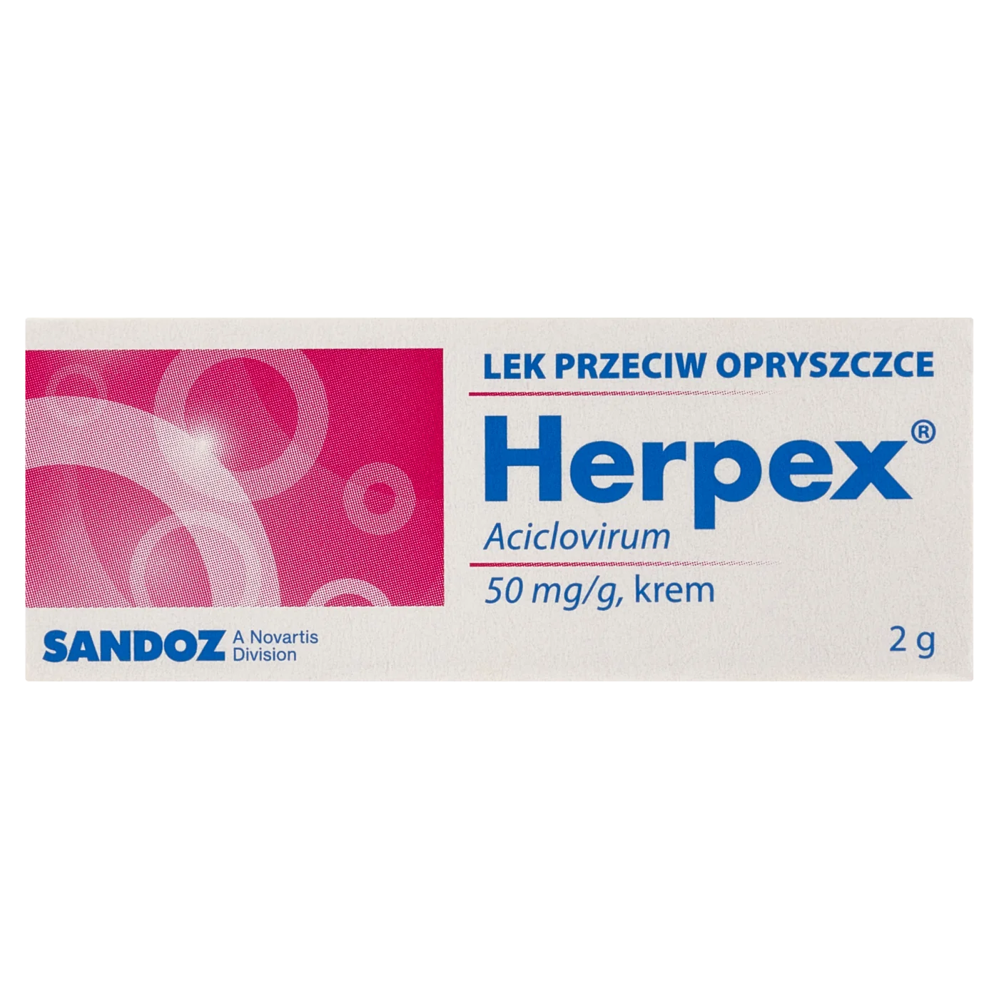 Herpex 50 mg/g 2 g