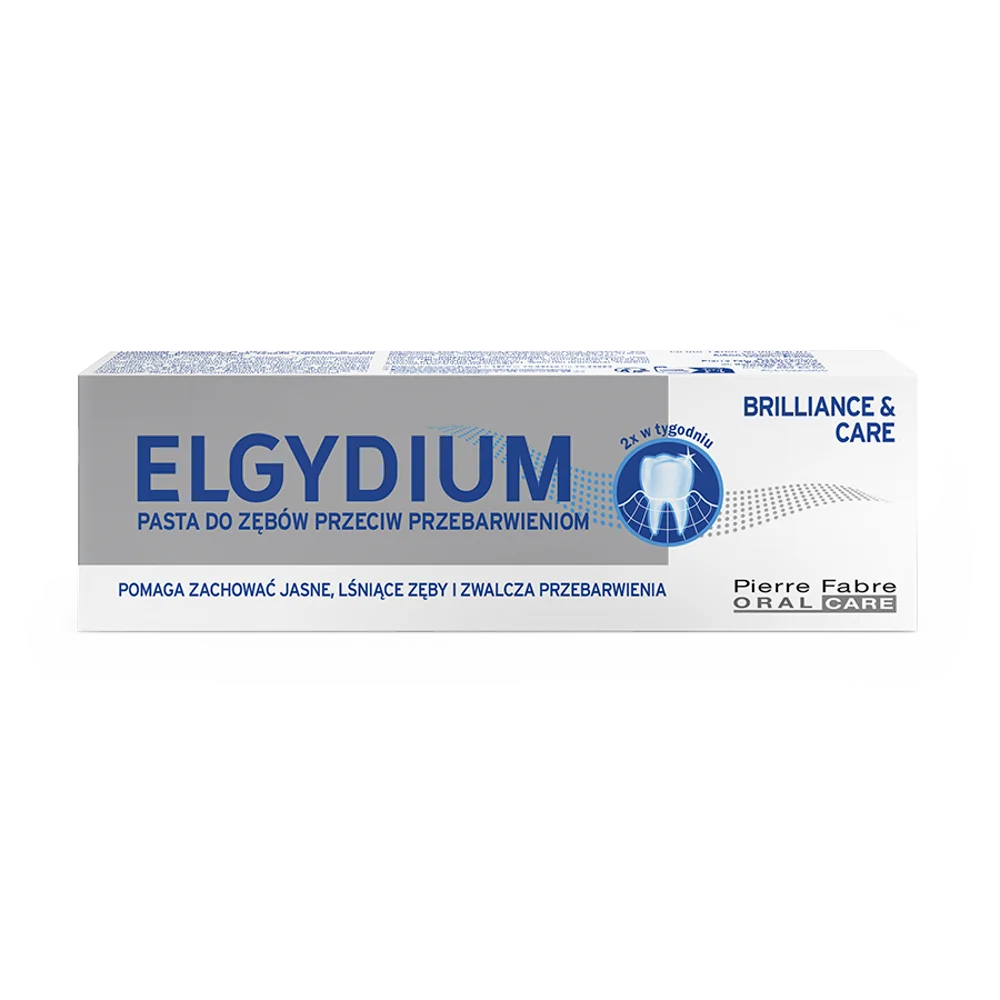 Elgydium Brilliance & Care pasta do zębów, przeciw przebarwieniom, 30 ml