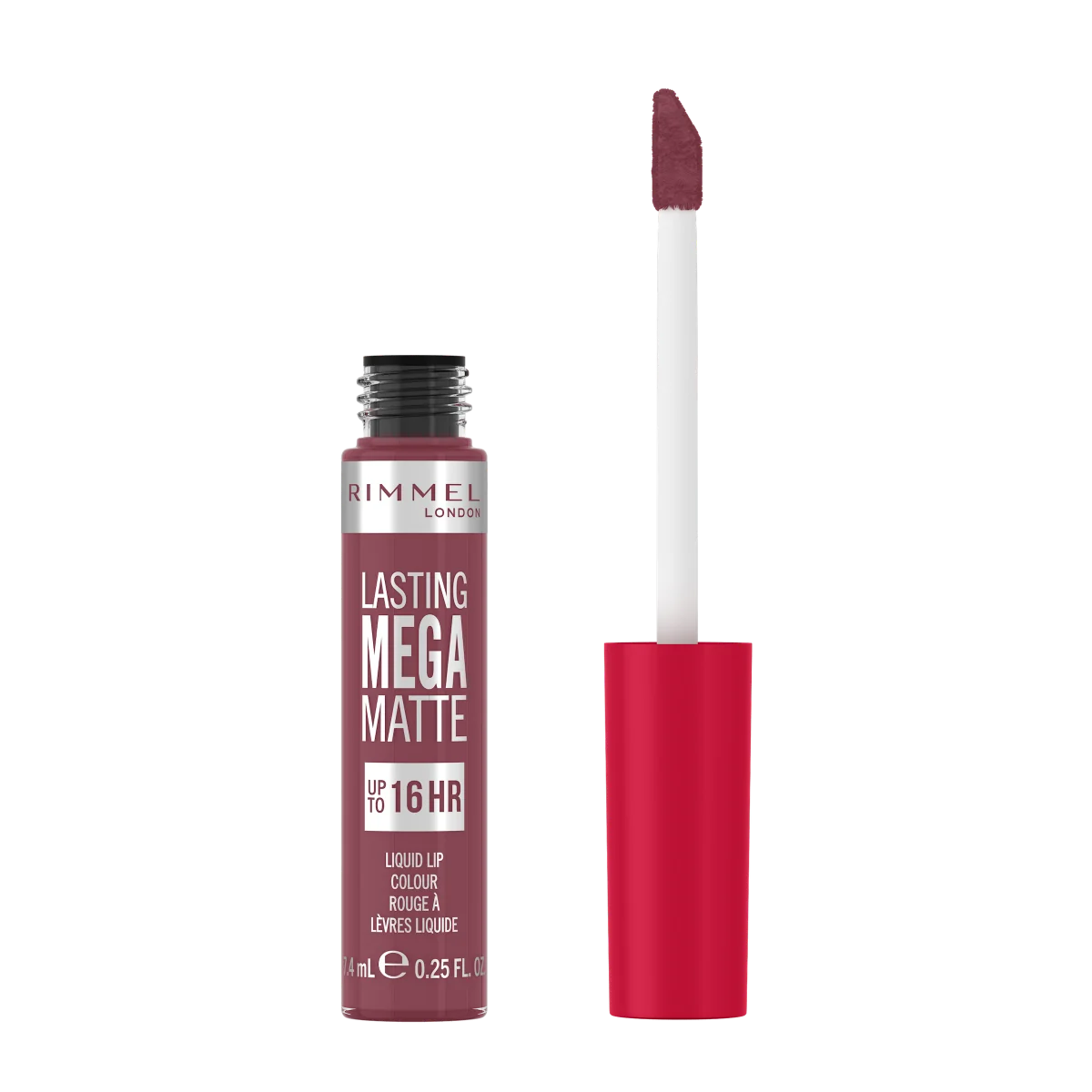 Rimmel Lasting Mega Matte płynna pomadka do ust nr 900 Ravishing Rose, 7,4 ml