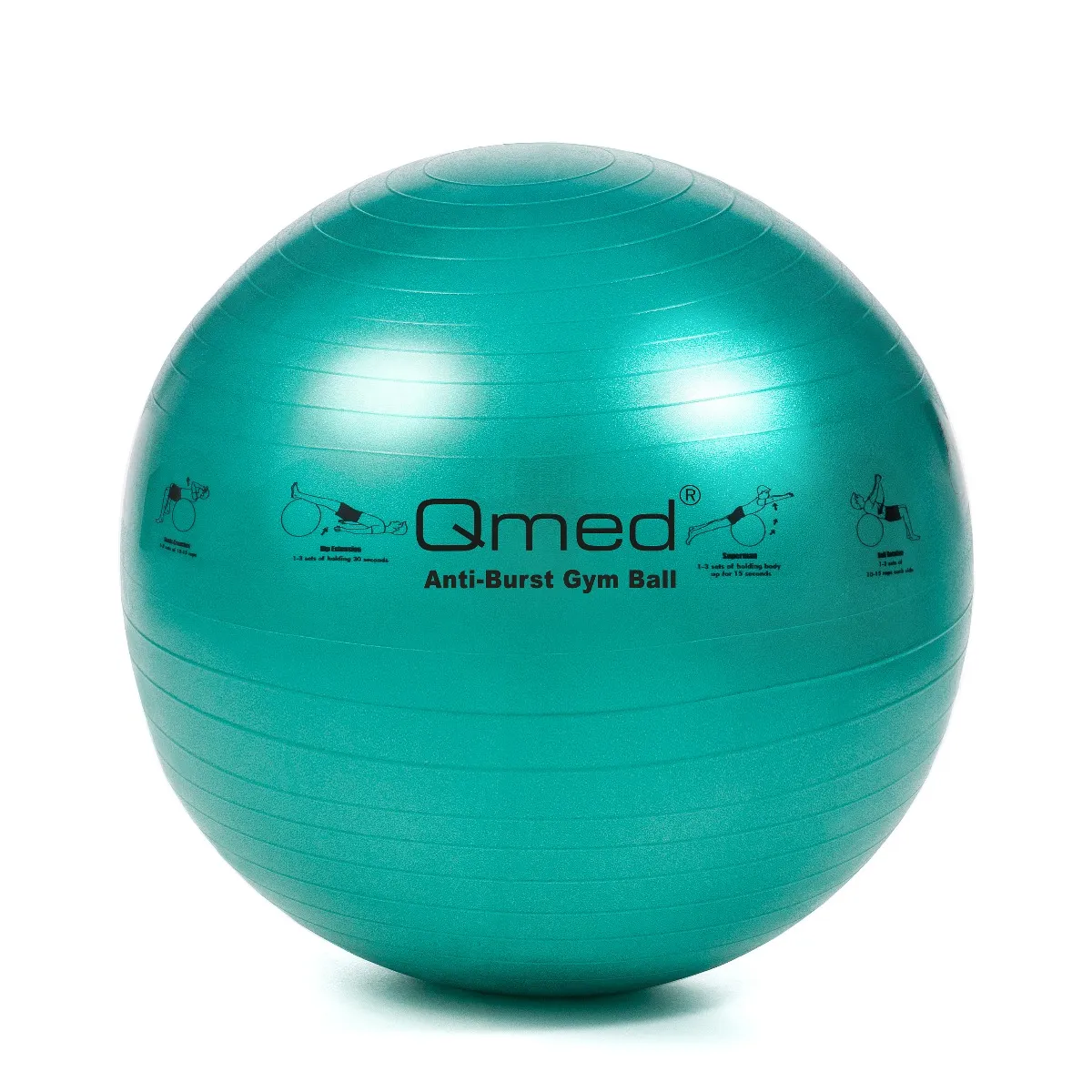 Qmed Active piłka rehabilitacyjna z systemem ABS i pompką 65 cm, 1 szt. 