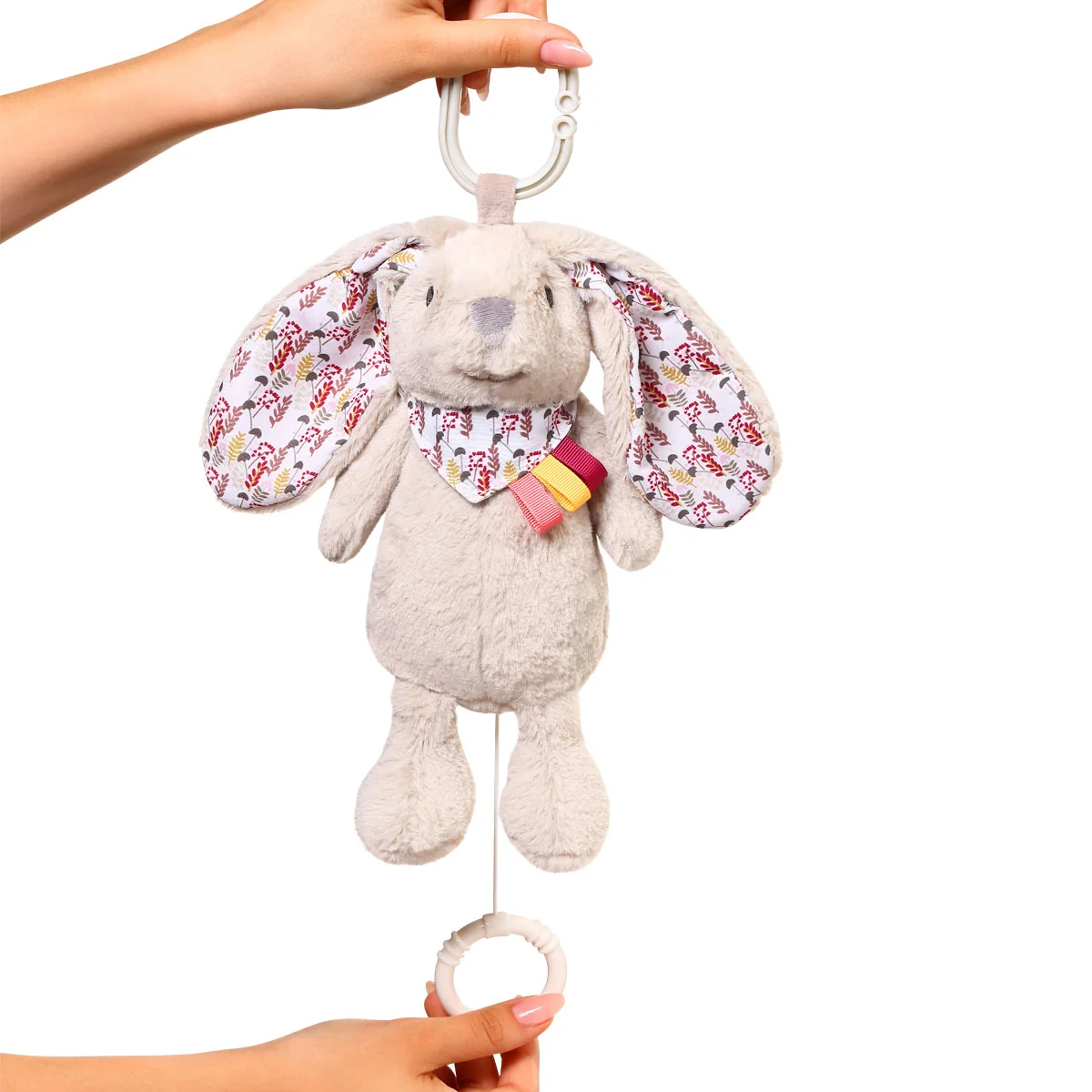 Babyono Rabbit Milly zabawka dla dzieci z pozytywką, 1 szt.