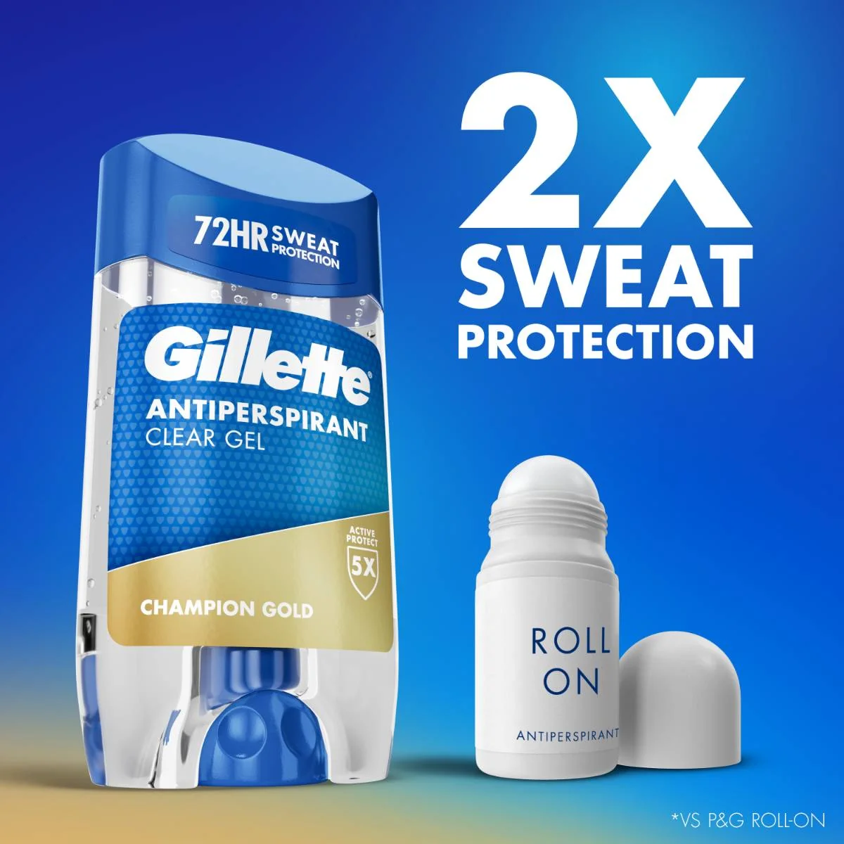 Gillette Champion Gold antyperspirant w żelu, 70 ml