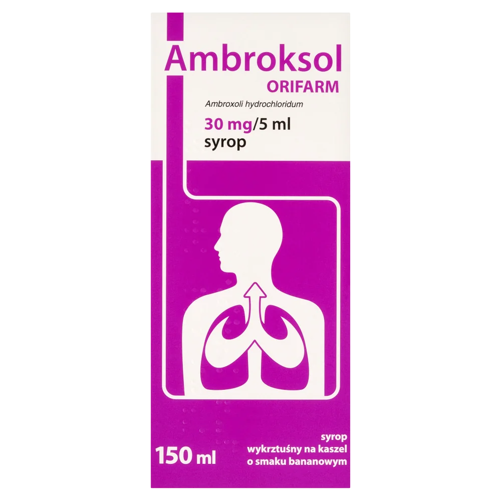 Ambroksol Orifarm 30 mg/5 ml syrop, 150 ml