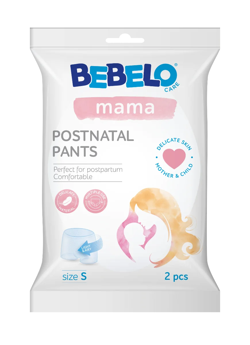 Bebelo Care Mama Dr. Max Postnatal Pants majtki poporodowe rozmiar S, 2 sztuki