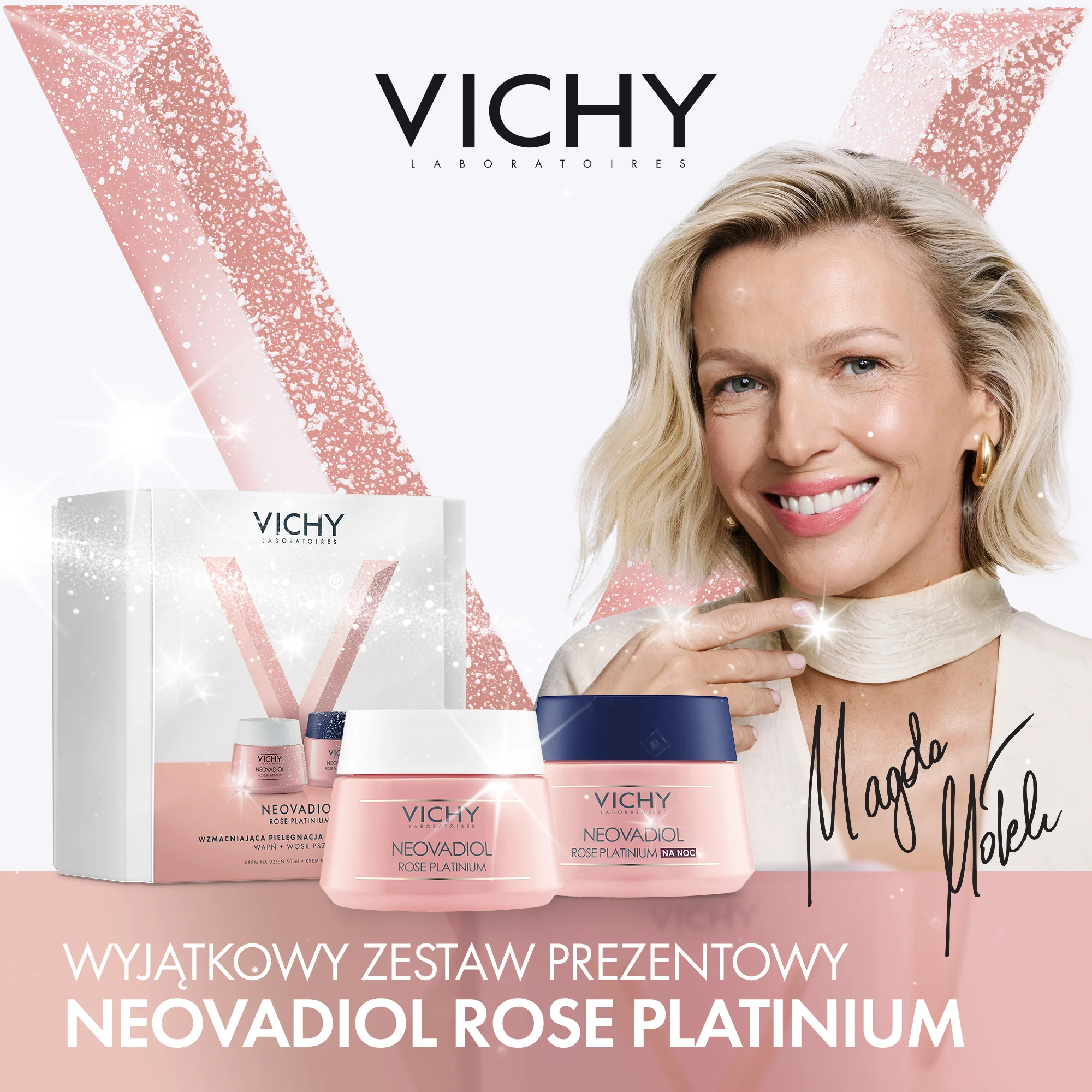 Vichy Neovadiol Rose XMass25 Zestaw krem na dzień, 50 ml + krem na noc, 50 ml