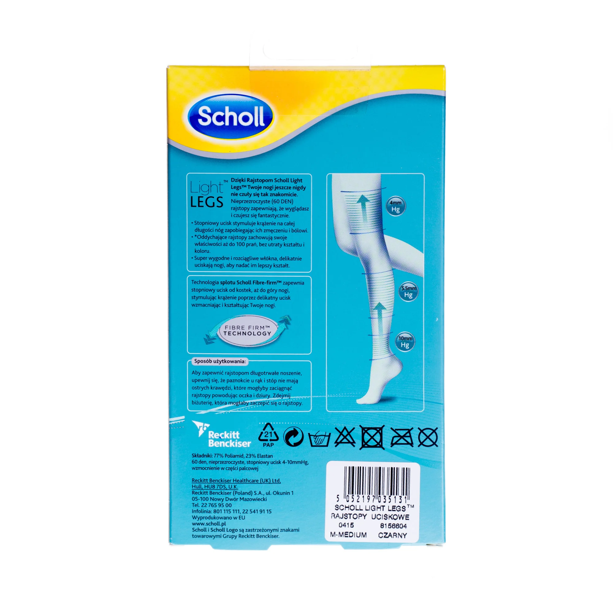 Scholl rajstopy uciskowe light legs m, rajstopy 1 szt.