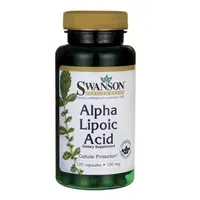 Swanson Kwas Alfa Liponowy ALA 100 mg, suplement diety, 120 kapsułek