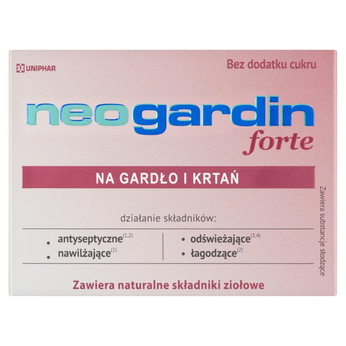 Neogardin Forte suplement diety, 20 tabletek do ssania