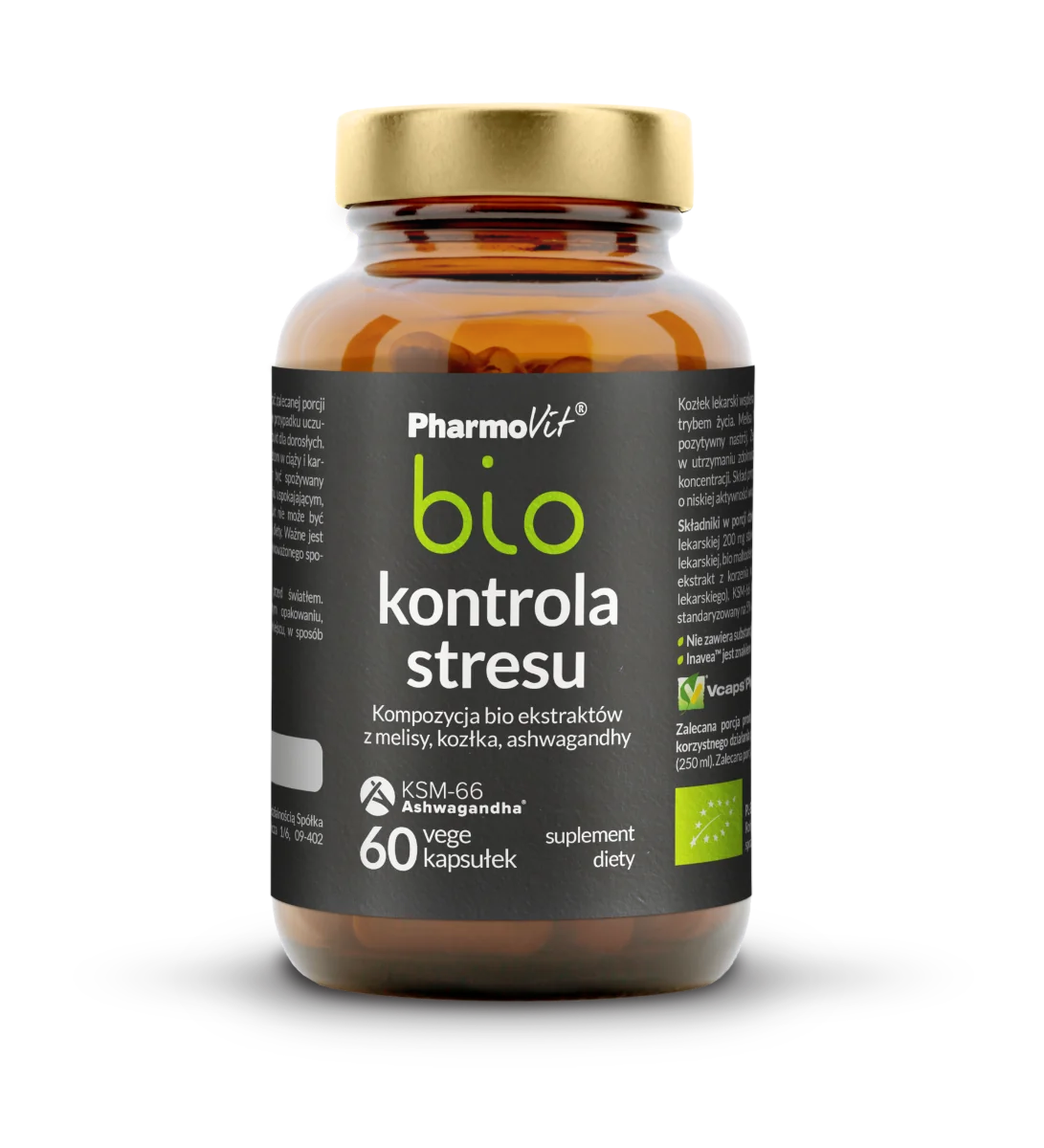 Pharmovit Bio Kontrola Stresu suplement diety, 60 kapsułek