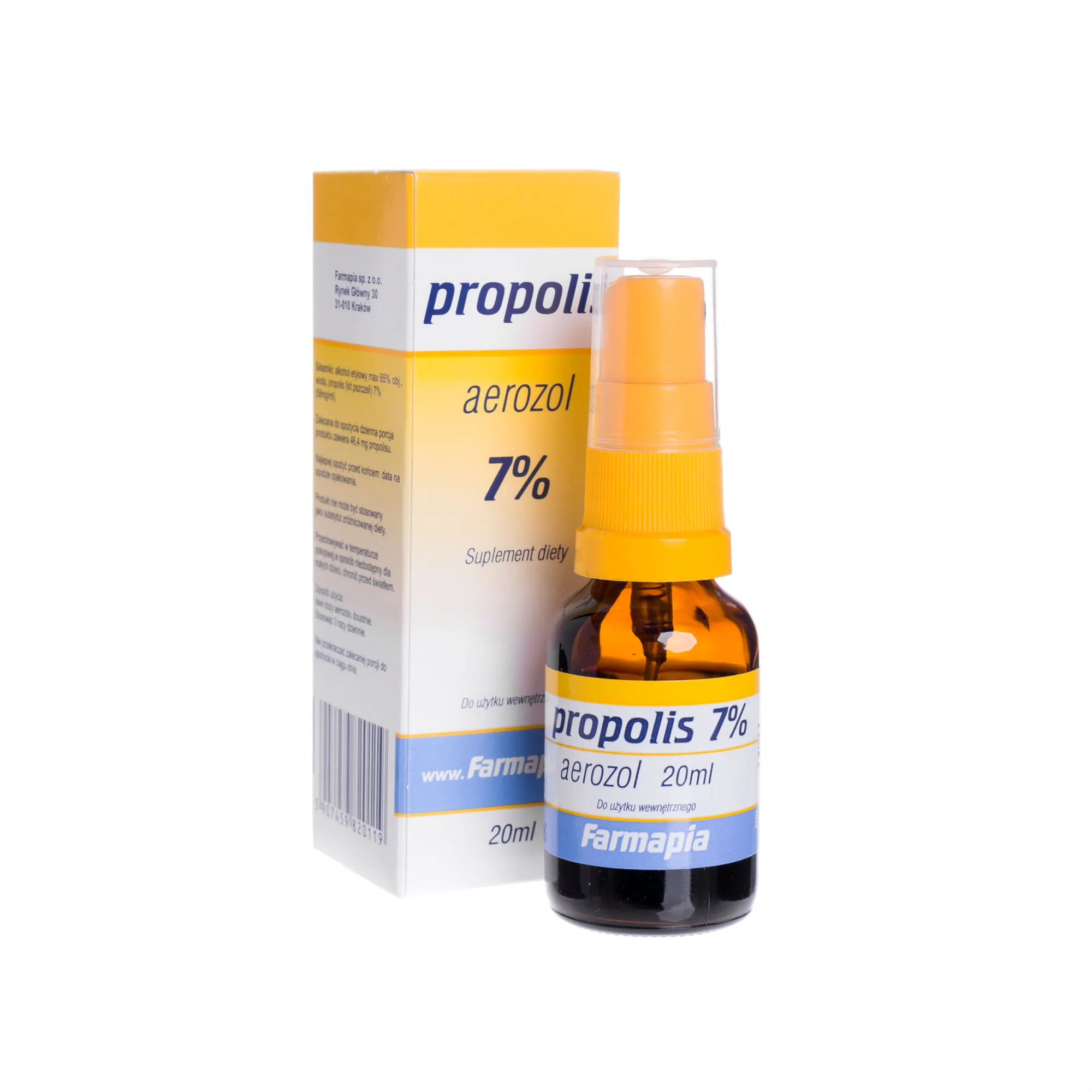 Propolis aerozol 7% suplement diety, 20 ml 