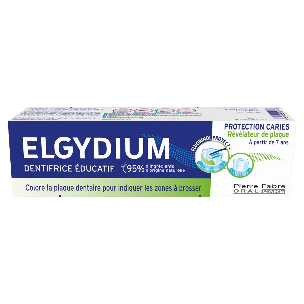 Elgydium edukacyjna pasta do zębów barwiąca płytkę nazębną, 50 ml