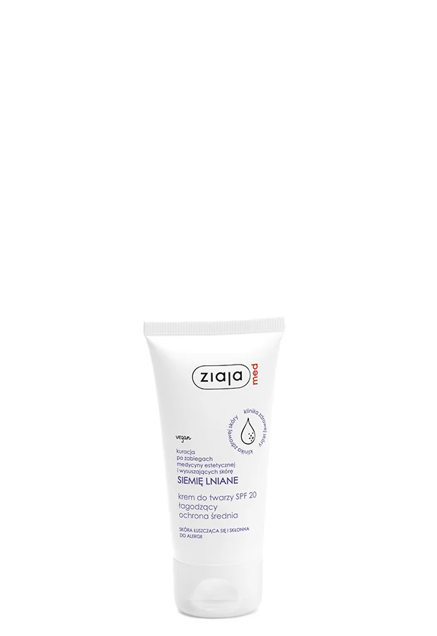 Med Siemię Lniane krem do twarzy SPF 20, 50 ml