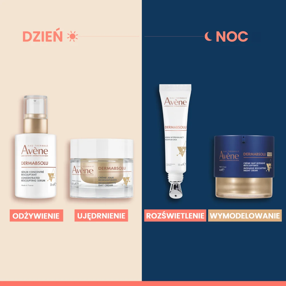 Eau Thermale Avene DermAbsolu zestaw krem na noc, 40 ml + krem pod oczy, 15 ml