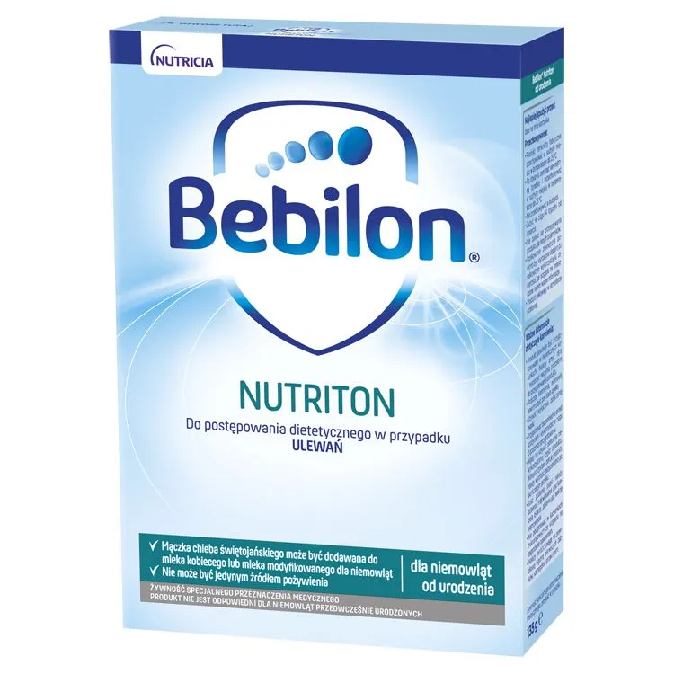 Bebilon Nutriton, preparat zagęszczający przy ulewaniach, 135 g 