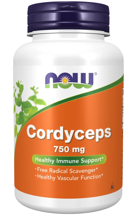 Now Foods Cordyceps 750 mg 90 kapsułek