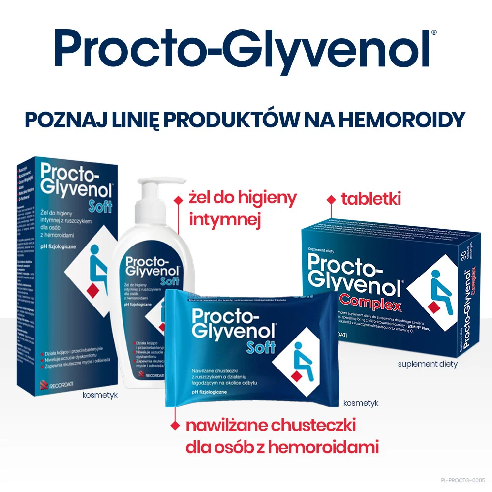 Procto-Glyvenol 50 mg + 20 mg/g, krem doodbytniczy, 30 g