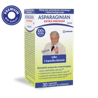 Asparaginian Extra Premium Forte, suplement diety, 30 kapsułek